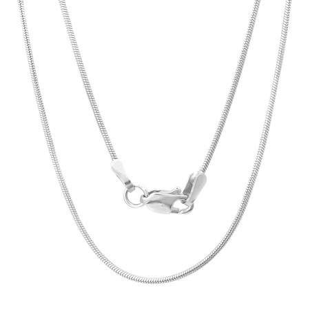 Round Snake Chain - 2mm - Sterling Silver - Click Image to Close